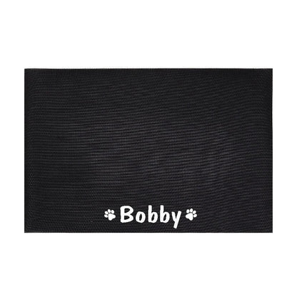 Personalised waterproof mat for dogs, made with premium materials for superior comfort and protection