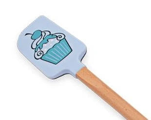 Cute cartoon heat-resistant eco-friendly silicone spatulas set with wooden handles