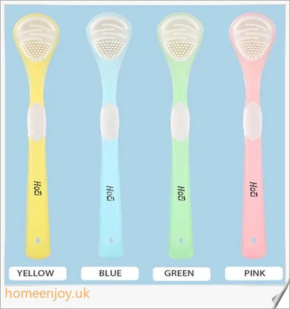 Double Side Tongue Cleaner Brush for Adults - Gentle, Effective Oral Hygiene Tool