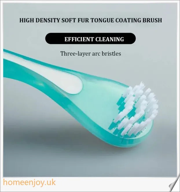 Double Side Tongue Cleaner Brush for Adults - Gentle, Effective Oral Hygiene Tool