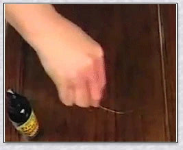 Wood Scratch Repair Spray for restoring and renewing furniture, floors, and other wooden surfaces