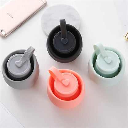 500ml Retractable Silicone Drinking Cups - Foldable Collapsible Water Bottle for Outdoor Travel and Camping
