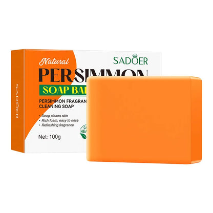 100g persimmon fragrance solid cleaning soap bar for household use