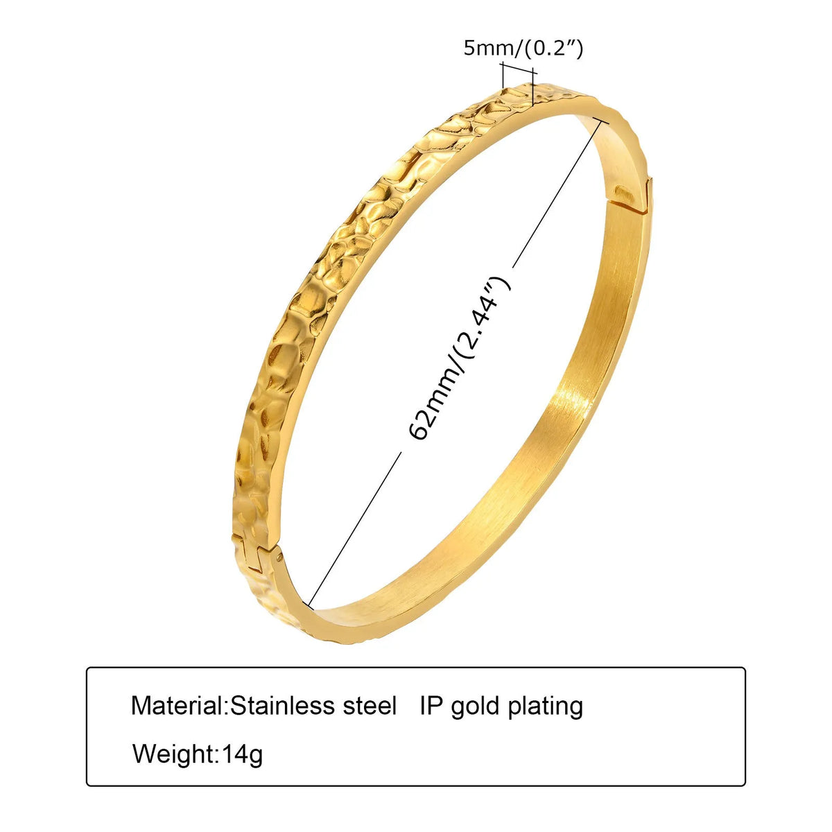 Stainless steel glossy bracelet with drill detail, available in 6mm and 3.9mm widths and multiple colour codes
