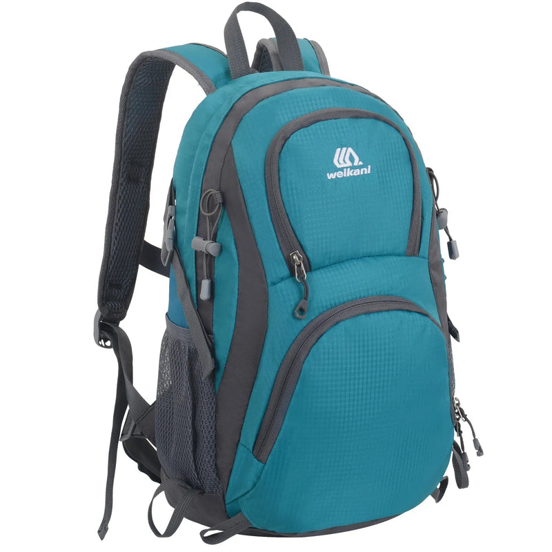 20L Outdoor Hiking Backpack Sports Bag for Mountaineering Camping, Oxford Cloth Air Pillow Belt Backpack with Ultra-light Breathable Anti-bacterial Design in Black Orange Blue Purple