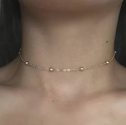 Bohemian geometric metal anklet in gold or silver electroplated finish with twisted chain design