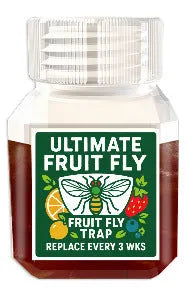 30ml bottle of fruit fly trapper bait liquid with SK003 specification label