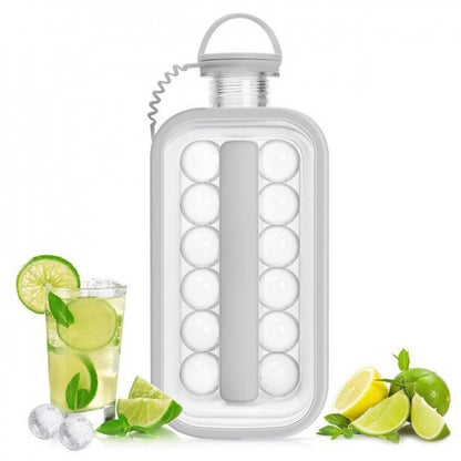 Homeenjoy_UK 2-in-1 Portable Ice Ball Maker & Water Bottle for Cold Drinks