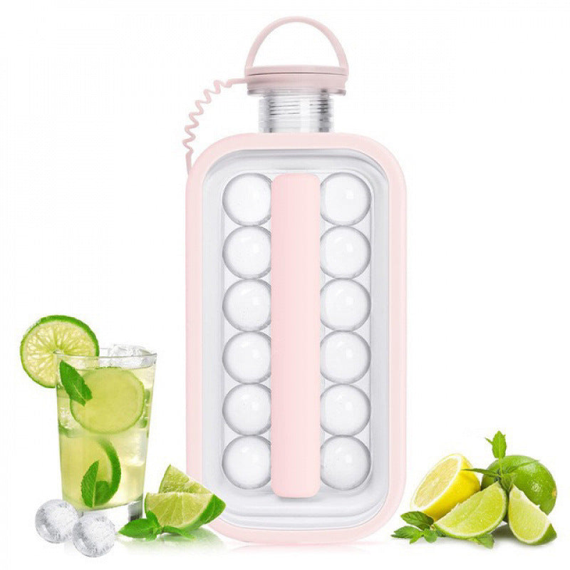 Homeenjoy_UK 2-in-1 Portable Ice Ball Maker & Water Bottle for Cold Drinks
