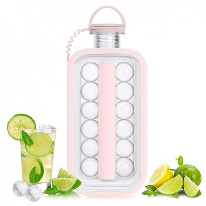Homeenjoy_UK 2-in-1 Portable Ice Ball Maker & Water Bottle for Cold Drinks