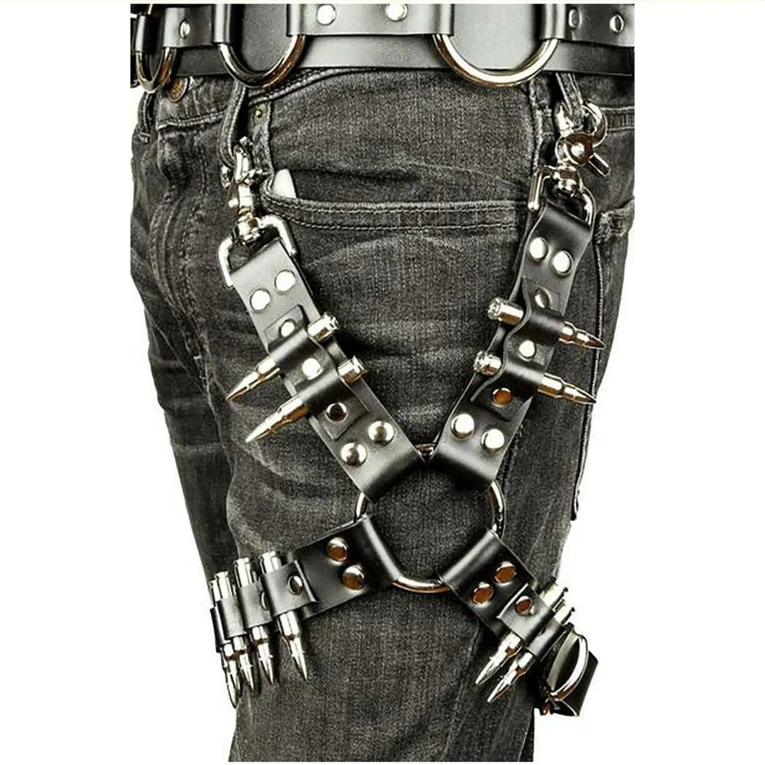 Women's black PU leather leggings with a smooth, stretchy fit.