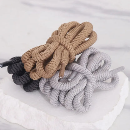 Oval shoelace adapter rope in various colours, showing 1.0cm width and length options for sweatshirts and hats.