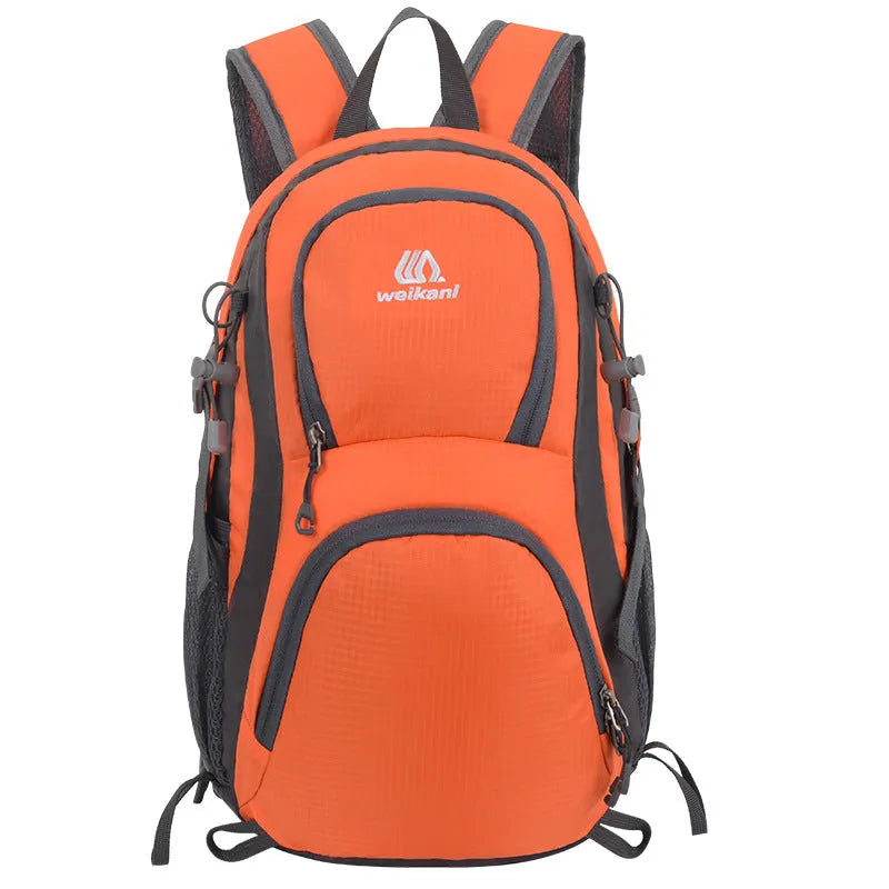 20 litre Oxford cloth outdoor hiking backpack with air pillow belt straps in a choice of colours.