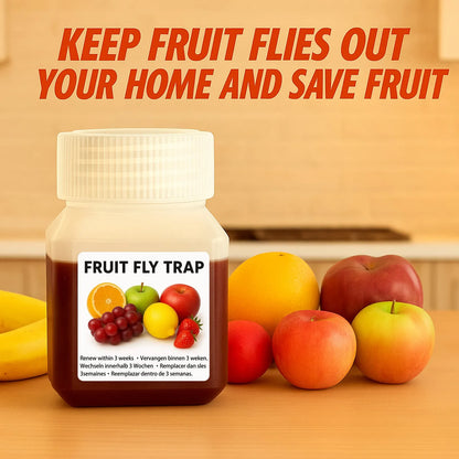 30ml bottle of fruit fly trapper bait liquid with SK003 specification label