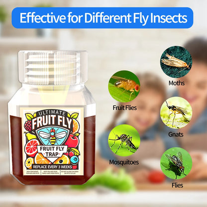 30ml bottle of fruit fly trapper bait liquid with SK003 specification label