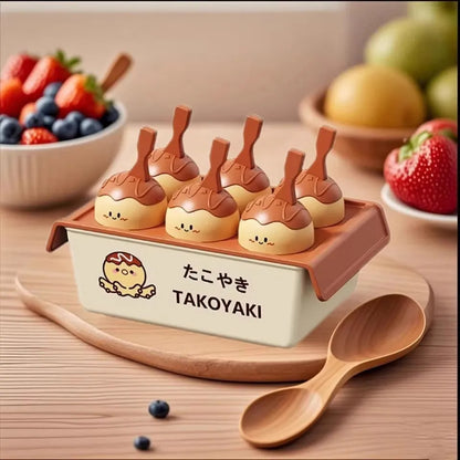 Octopus-shaped ice cream mould with single cavity, modern plastic design for homemade frozen desserts