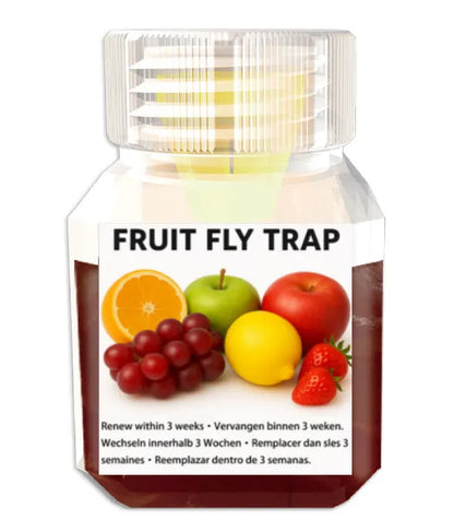 30ml bottle of fruit fly trapper bait liquid with SK003 specification label