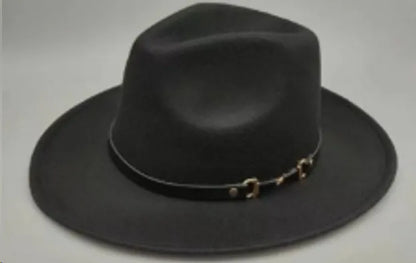 Brown leather velvet Western cowboy hat with curved brim and conical crown