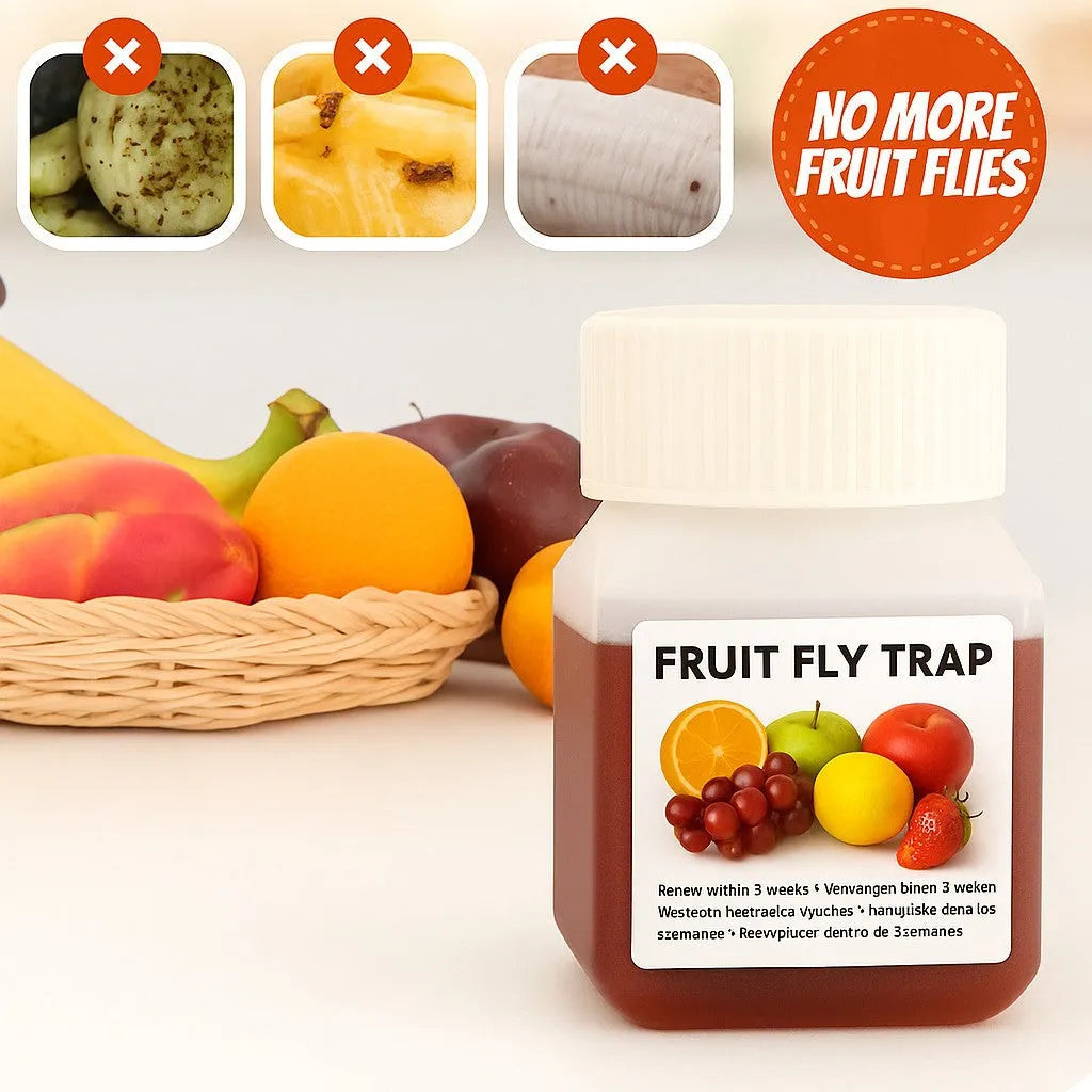 30ml bottle of fruit fly trapper bait liquid with SK003 specification label