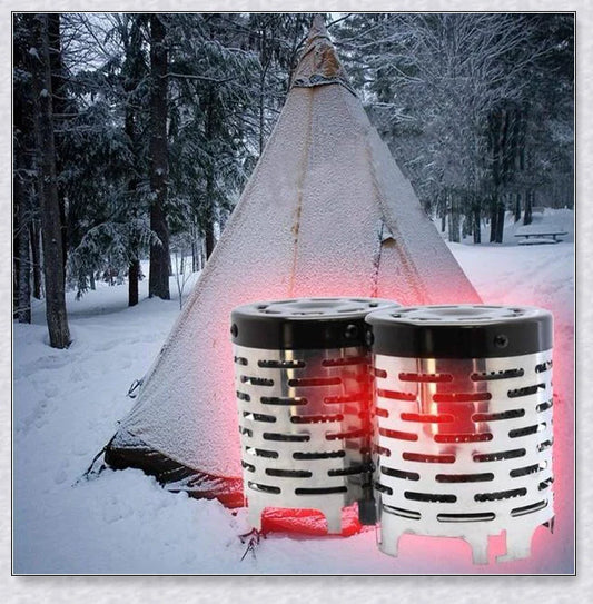 Stay Warm Camping Heater (2 Pack) - Compact, Efficient, and Durable Outdoor Heating Solution