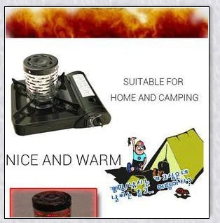 Stay Warm Camping Heater (2 Pack) - Compact, Efficient, and Durable Outdoor Heating Solution