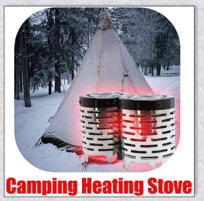 Stay Warm Camping Heater (2 Pack) - Compact, Efficient, and Durable Outdoor Heating Solution