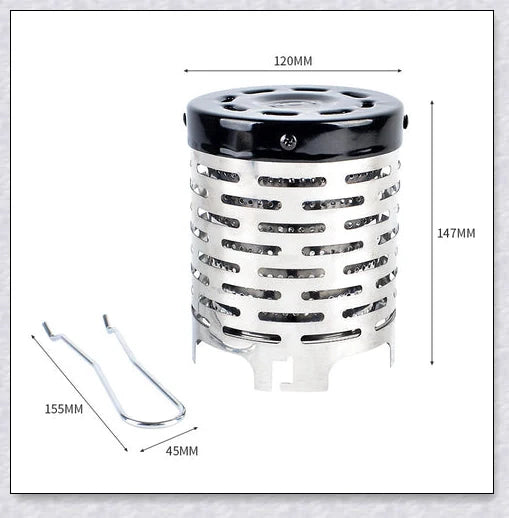 Stay Warm Camping Heater (2 Pack) - Compact, Efficient, and Durable Outdoor Heating Solution