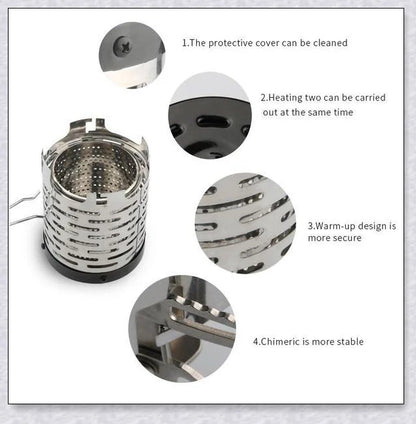 Stay Warm Camping Heater (2 Pack) - Compact, Efficient, and Durable Outdoor Heating Solution