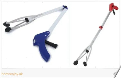 Aluminium alloy folding garbage clip picking device with a maximum opening of 8cm, suitable for a wide range of settings