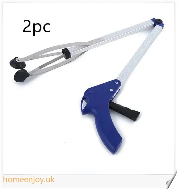 Aluminium alloy folding garbage clip picking device with a maximum opening of 8cm, suitable for a wide range of settings