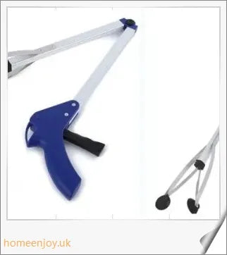 Aluminium alloy folding garbage clip picking device with a maximum opening of 8cm, suitable for a wide range of settings