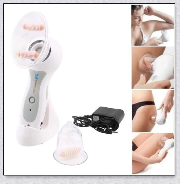 Anti-Cellulite Massage Vacuum - Portable and Easy to Use for Tighter, Smoother Skin