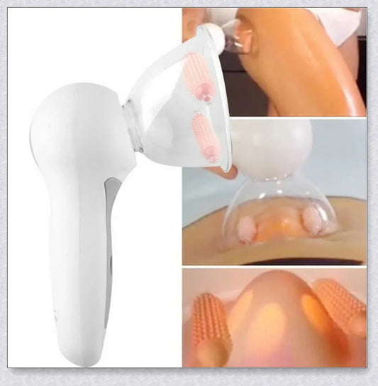 Anti-Cellulite Massage Vacuum - Portable and Easy to Use for Tighter, Smoother Skin