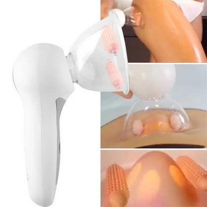 Anti-Cellulite Massage Vacuum - Portable and Easy to Use for Tighter, Smoother Skin