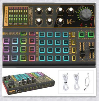 Voice Changer Live Board Sound Mixer with multiple audio effects for streaming, recording, and live performances