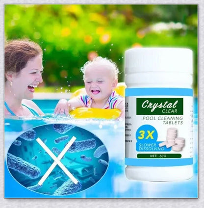 Trabyhand's Magic Pool Cleaning Tablet - Effortlessly maintain a crystal clear pool with this premium all-in-one cleaning solution.