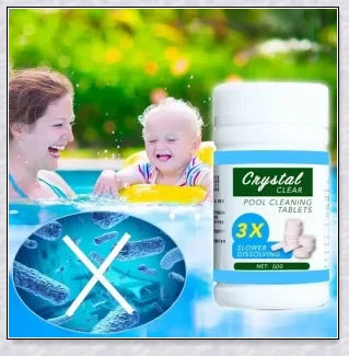 Trabyhand's Magic Pool Cleaning Tablet - Effortlessly maintain a crystal clear pool with this premium all-in-one cleaning solution.