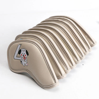 Minimalist and Creative Printed Golf Iron Cover - Stylish and Protective Accessory for Golfers