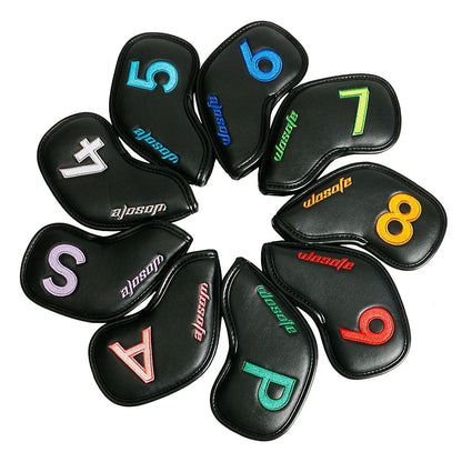 Minimalist and Creative Printed Golf Iron Cover - Stylish and Protective Accessory for Golfers