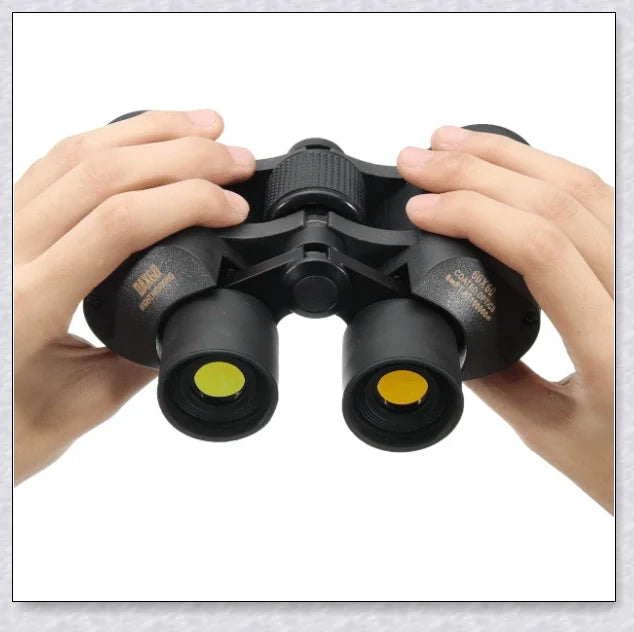 Military Grade Night Vision Binoculars Goggles with 60x magnification, anti-fog, and waterproof features for outdoor adventures