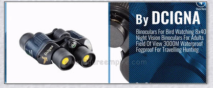 Military Grade Night Vision Binoculars Goggles with 60x magnification, anti-fog, and waterproof features for outdoor adventures