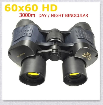 Military Grade Night Vision Binoculars Goggles with 60x magnification, anti-fog, and waterproof features for outdoor adventures