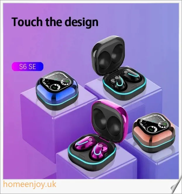 Breathing Light Time Digital Display Tws 5.0 Bluetooth Headset with mesmerizing breathing light and smart LED display