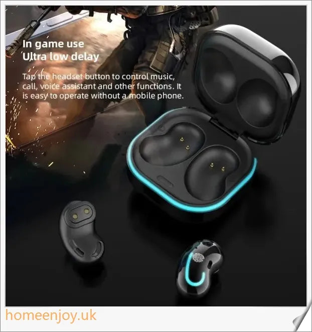 Breathing Light Time Digital Display Tws 5.0 Bluetooth Headset with mesmerizing breathing light and smart LED display