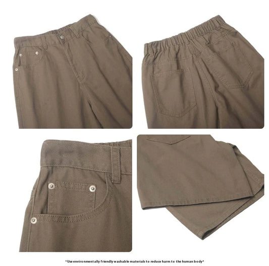 Niche Couple All-Match Simple Leisure Shorts in a range of classic colours, made with premium cotton for superior comfort and style.