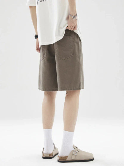 Niche Couple All-Match Simple Leisure Shorts in a range of classic colours, made with premium cotton for superior comfort and style.