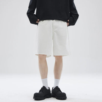 Niche Couple All-Match Simple Leisure Shorts in a range of classic colours, made with premium cotton for superior comfort and style.