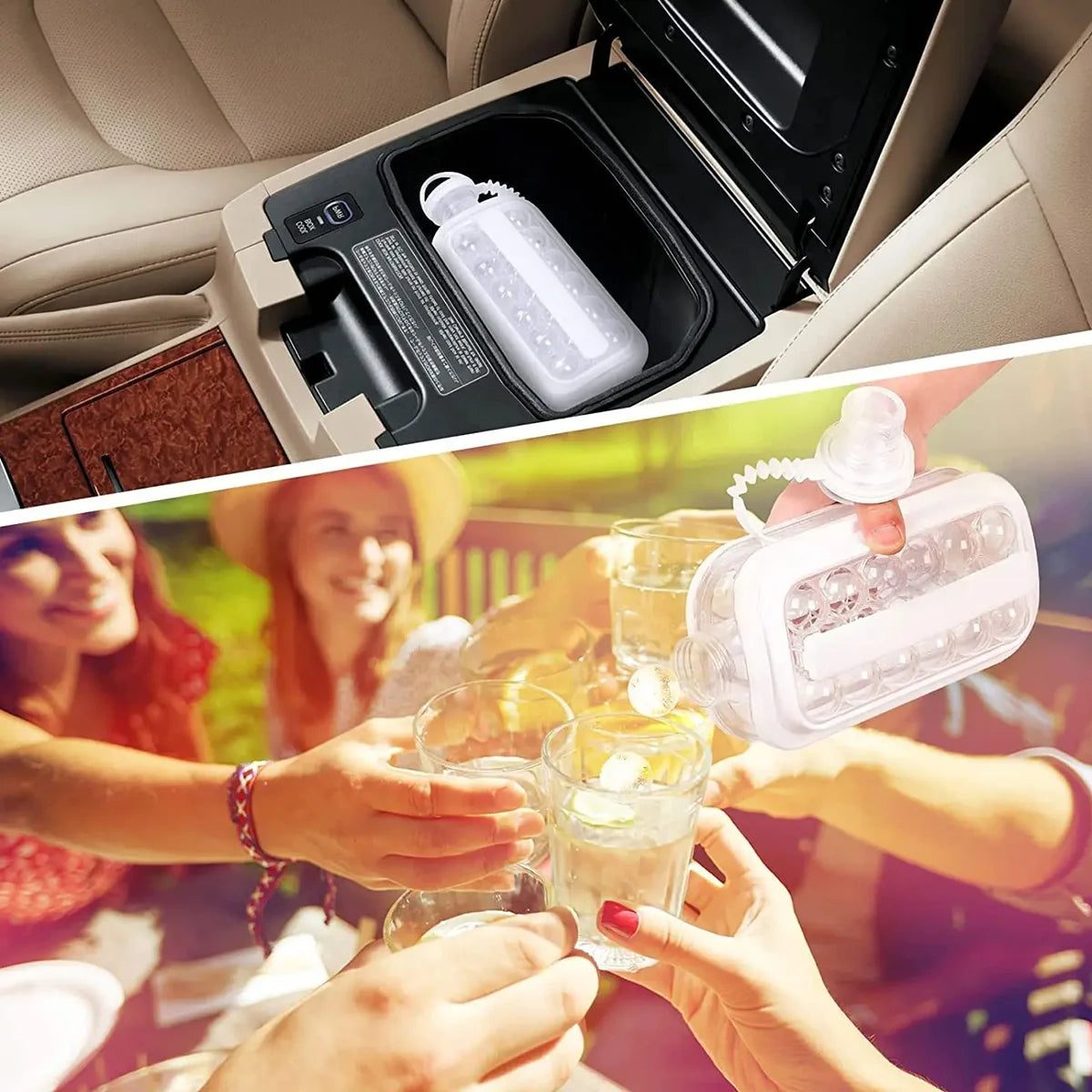 Homeenjoy_UK 2-in-1 Portable Ice Ball Maker & Water Bottle for Cold Drinks