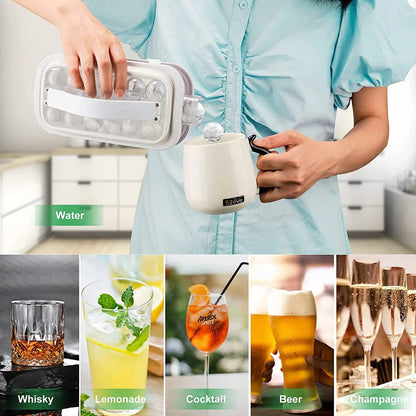 Homeenjoy_UK 2-in-1 Portable Ice Ball Maker & Water Bottle for Cold Drinks