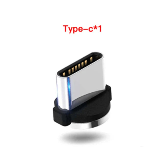 Circular Magnetic Streamer Data Cable for Apple, Android, and Type-C Devices